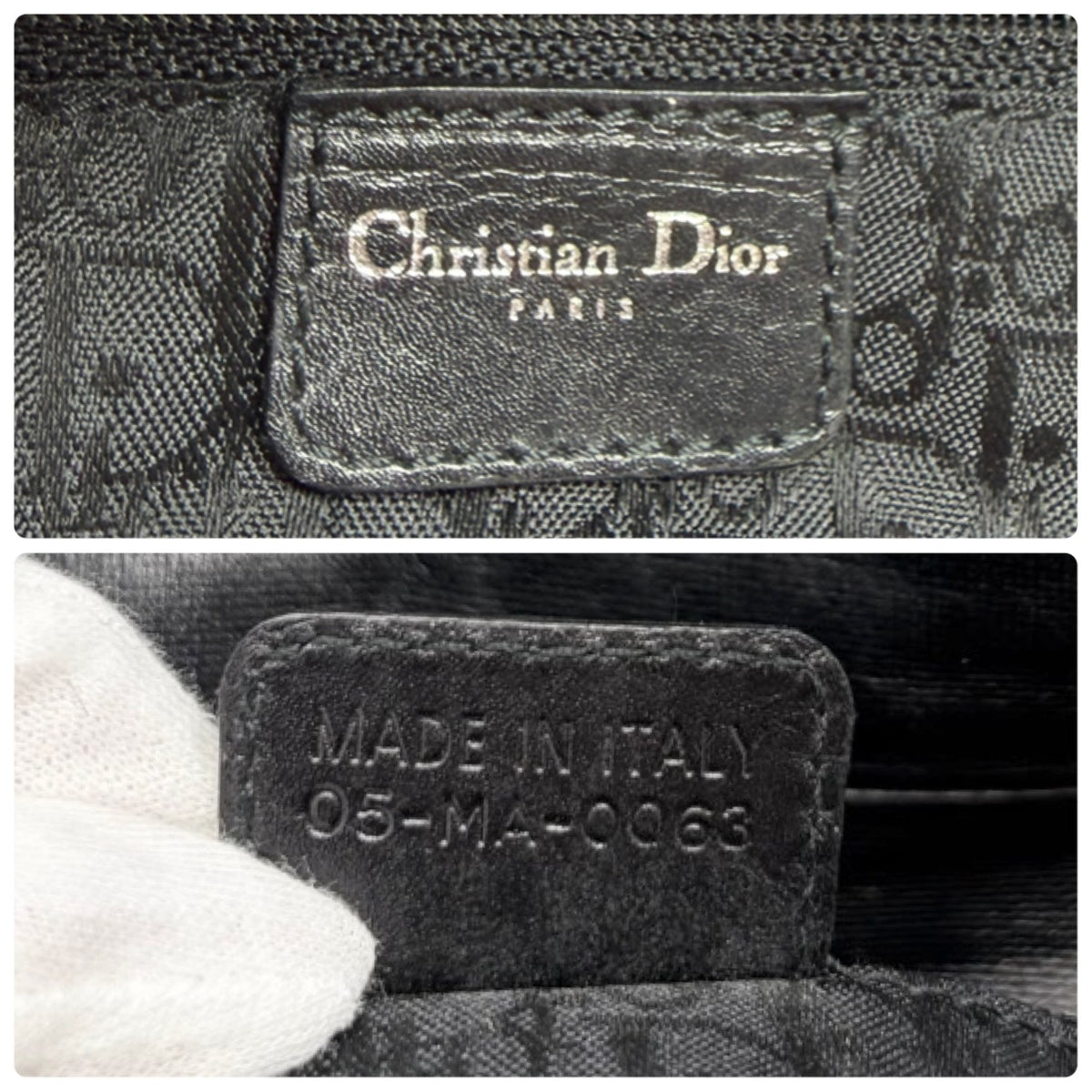 Christian Dior Vintage 2003 Hardcore Shoulder Bag Black Rhinestone 902384