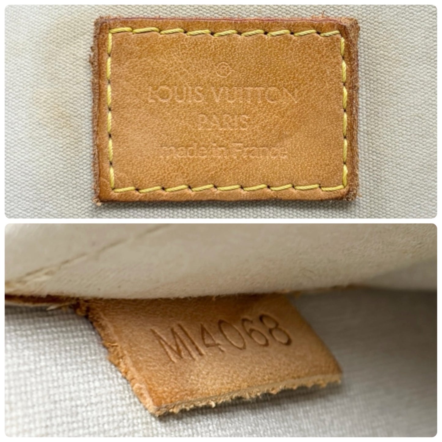 LOUIS VUITTON Vintage Monogram Miroir Alma GM Gold Tote Bag Patent 902558