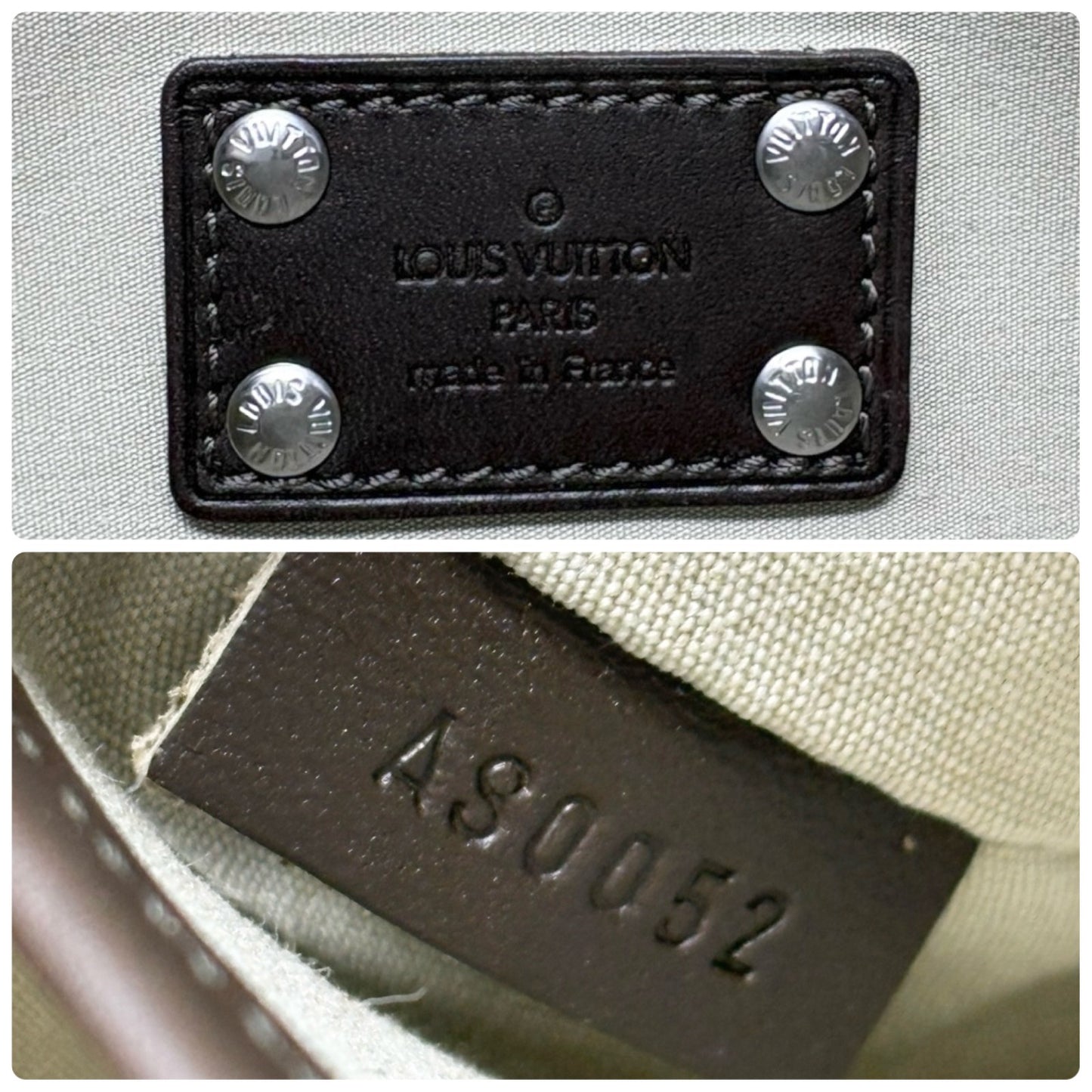 LOUIS VUITTON Vintage Conte de fees LV Monogram Logo Shoulder Bag Mushroom Green