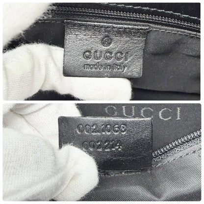 [Exclusive] GUCCI Vintage Jackie Python Shoulder Bag Beige Black 800209