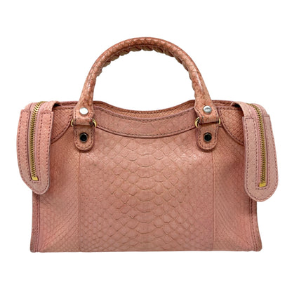 [Exclusive] Balenciaga Vintage Logo Classic City Mini Bag Pink Leather 800807
