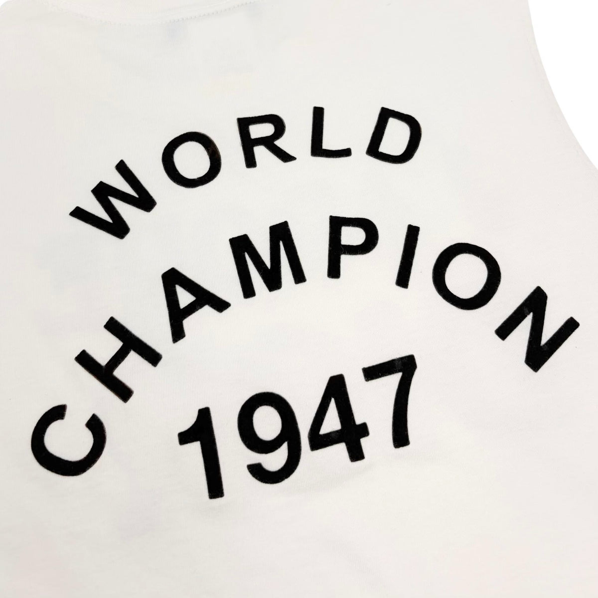 Christian Dior Vintage 2002 J'ADORE Logo Tank Top White Black 902491