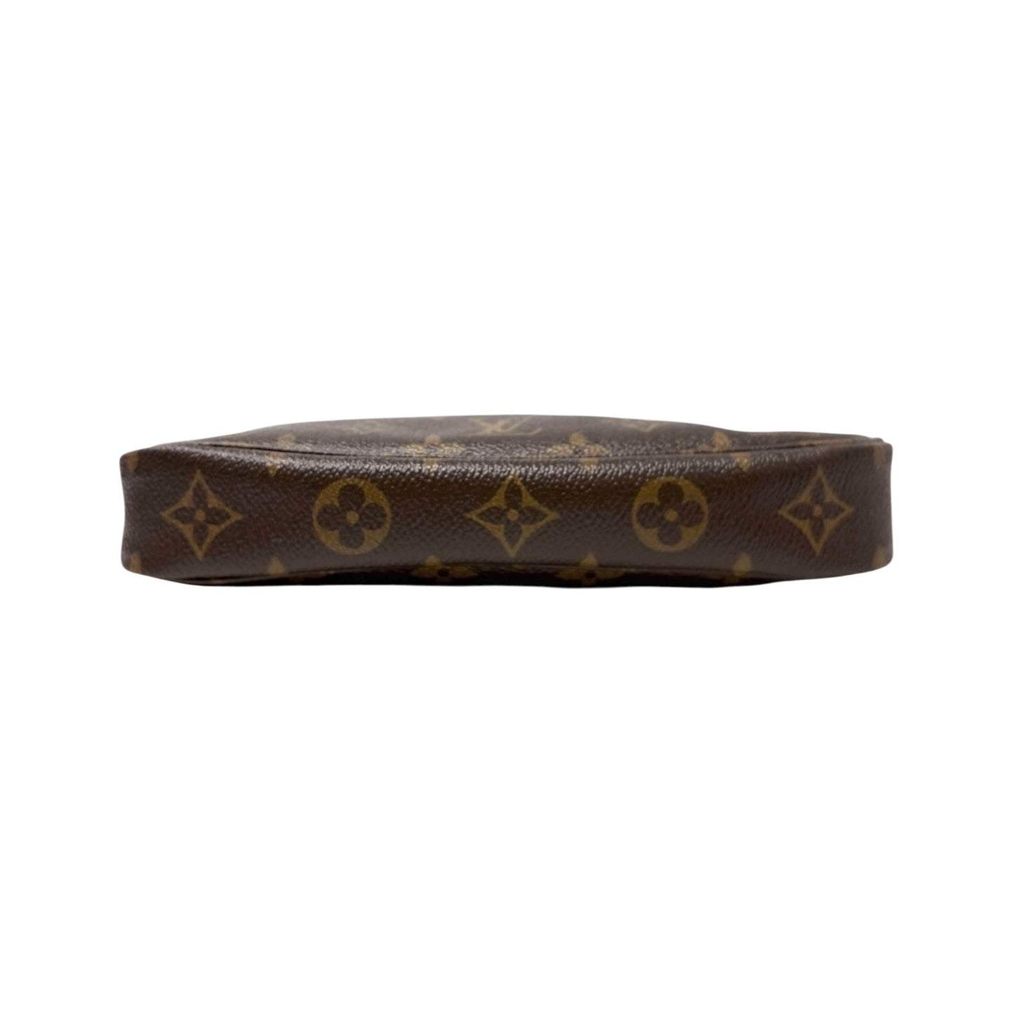 LOUIS VUITTON Vintage 2004 Murakami Monogram Panda Pochette Mini Bag Brown