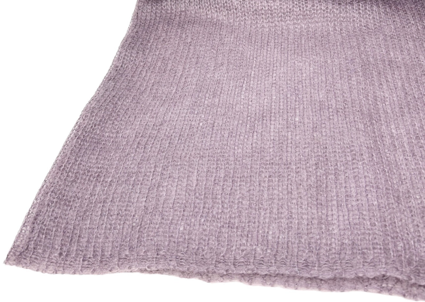 CHANEL Vintage 98A CC Mark Logo Sweater Top #38 Clochette Purple Mohair RankAB
