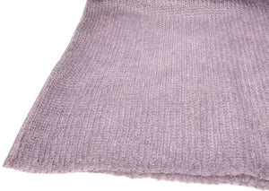 CHANEL Vintage 98A CC Mark Logo Sweater Top #38 Clochette Purple Mohair RankAB