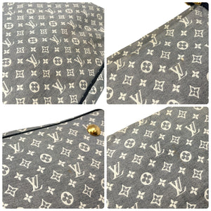 LOUIS VUITTON Vintage Monogram Idylle Ballade Shoulder Bag Dark Blue Canvas