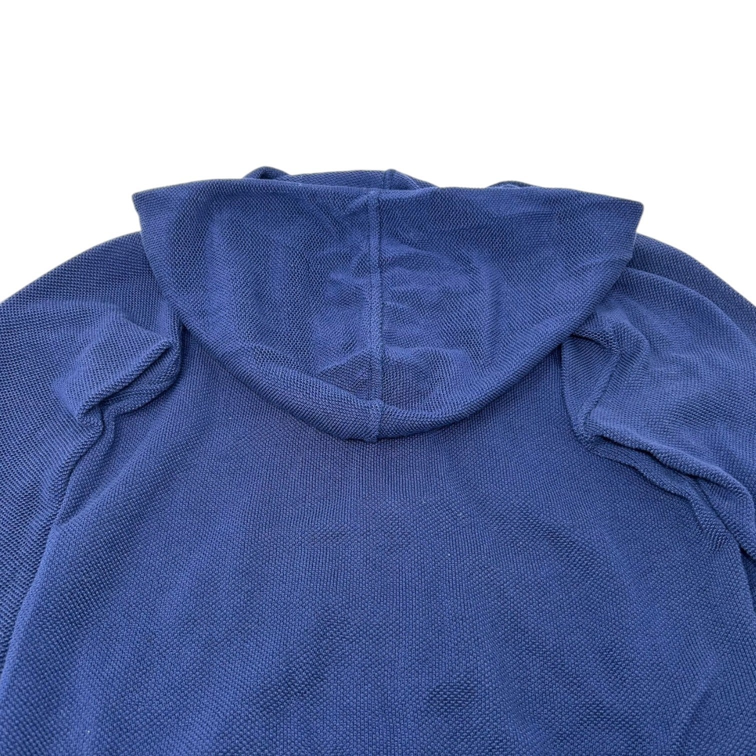 CHANEL Sport Vintage 05P CC Tennis Zipped Hoodie Jacket #38 Dark Blue Cotton