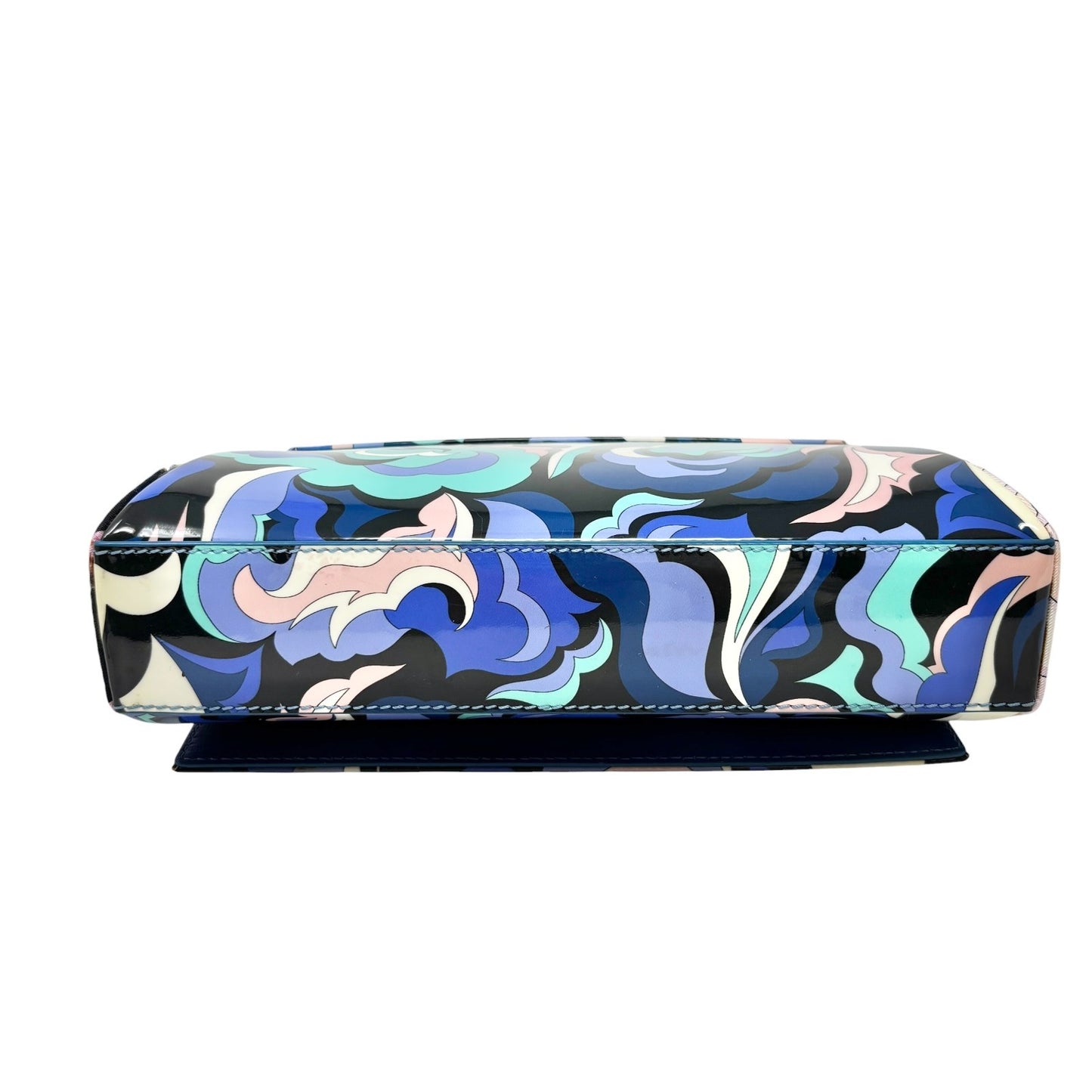 EMILIO PUCCI Vintage Logo Psychedelic Printed Multicolor 2way Bag Blue 902568