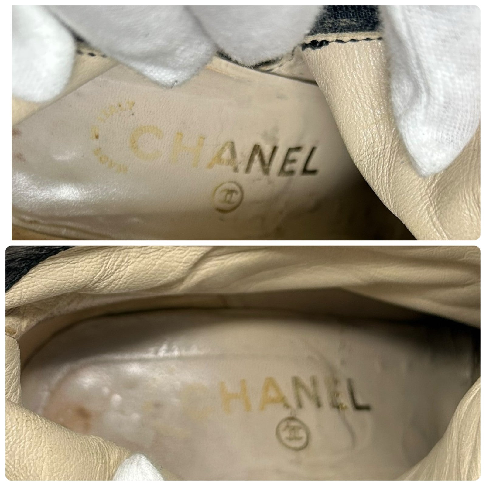 CHANEL Vintage CC Logo Turnlock Ankle Boots Heels #36.5 Black Suede Leather