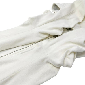 CHANEL Sport Vintage 06C CC Logo Hoodie Pants Set Up #36 White Cotton Zip