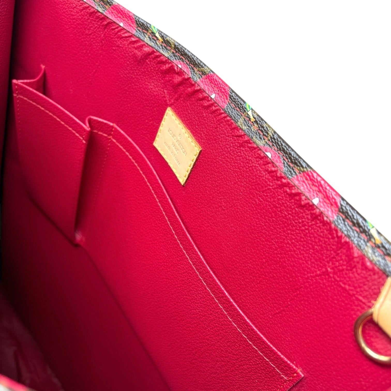 LOUIS VUITTON Vintage M95010 2005 Monogram Cherry Bag Sac Plat Brown Murakami