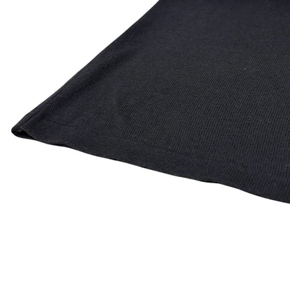 CHANEL Vintage 05C CC Logo Knit T-shirt #42 Short Sleeve Top Black 901186