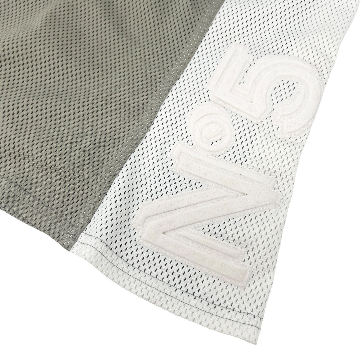 CHANEL Sport Vintage 04P CC Logo Halter Neck Mesh Top #38 No.5 Gray Rank AB
