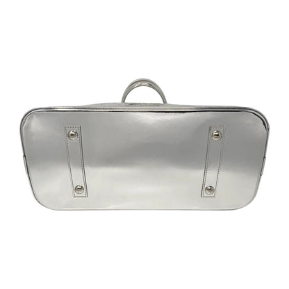 LOUIS VUITTON Vintage LV Monogram Miroir Alma GM Bag Metallic Silver 902368