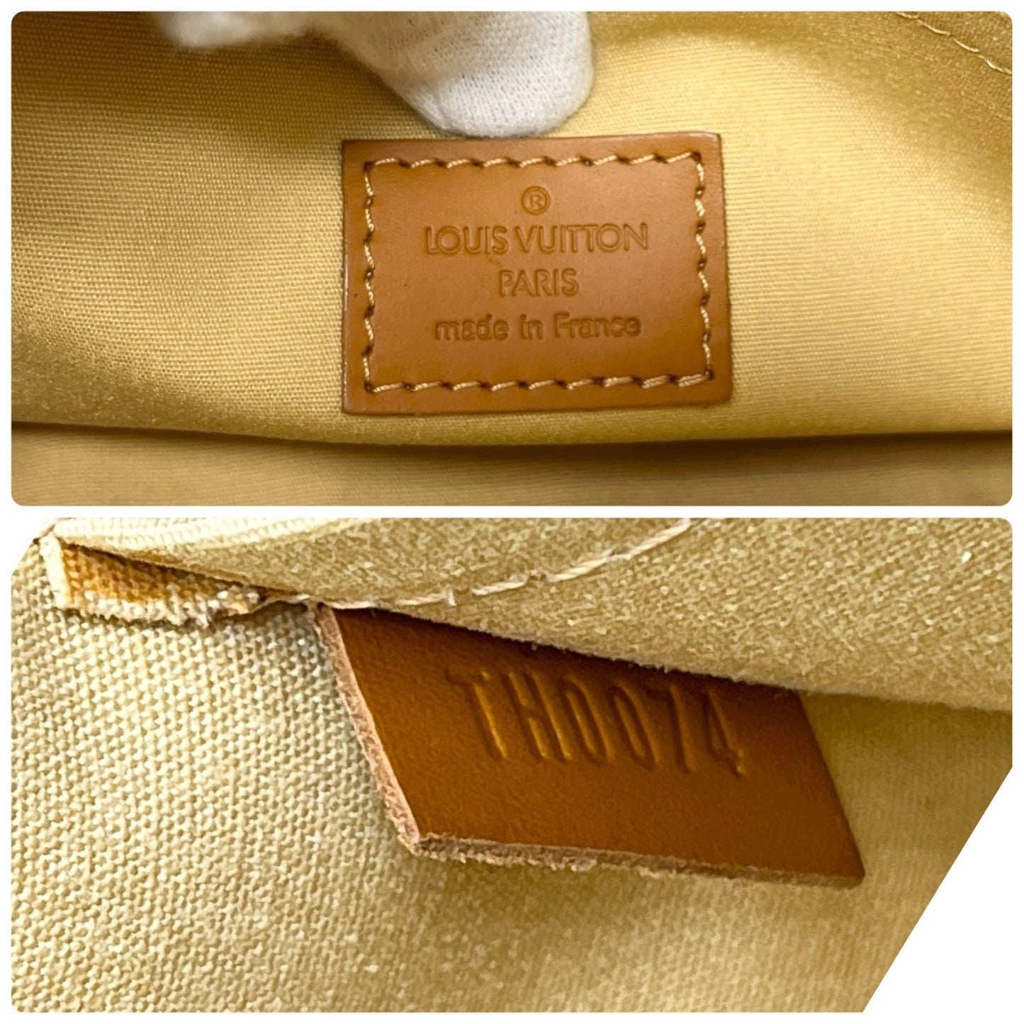 LOUIS VUITTON Vintage Logo Monogram Kathleen Pochette Shoulder Bag Beige Canvas