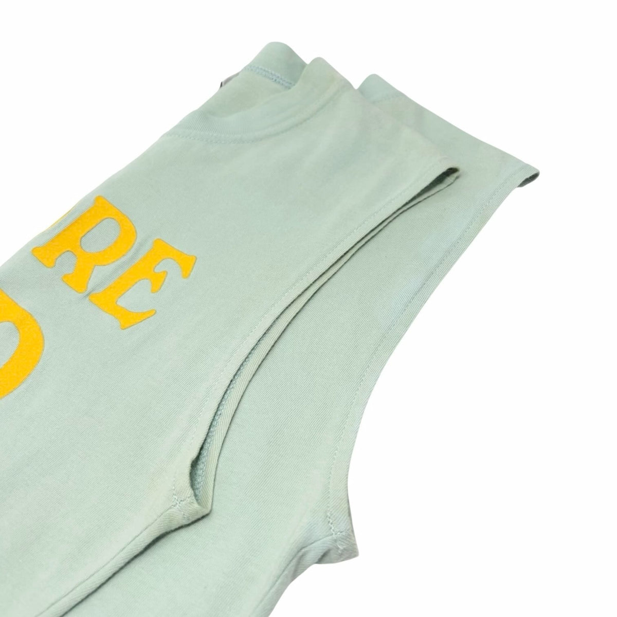 Christian Dior Vintage 2002 J'ADORE Logo Tank Top #36 Light Green Yellow 902366
