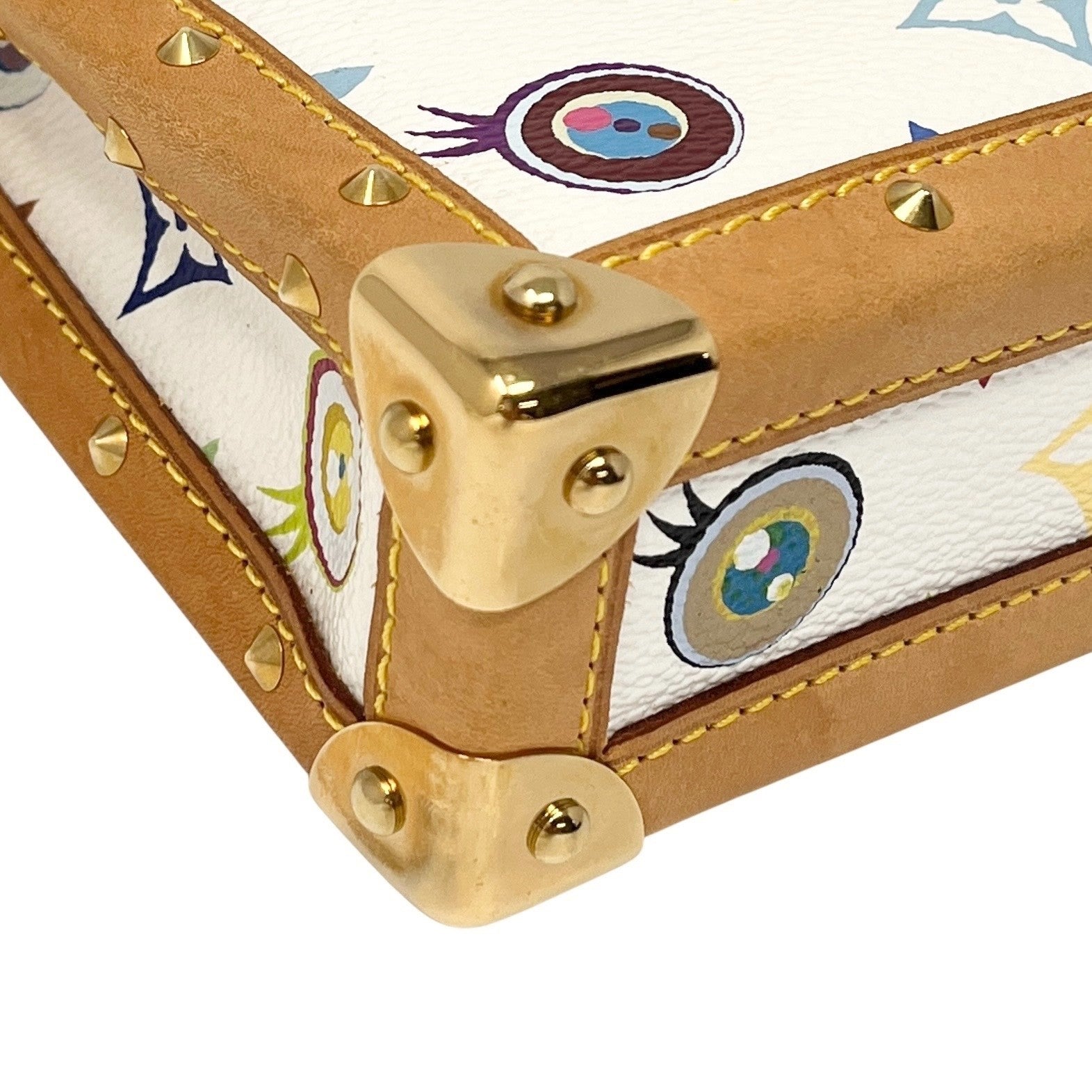 LOUIS VUITTON Vintage M92055 Eye Love Monogram Pochette Eye Miss You Bag