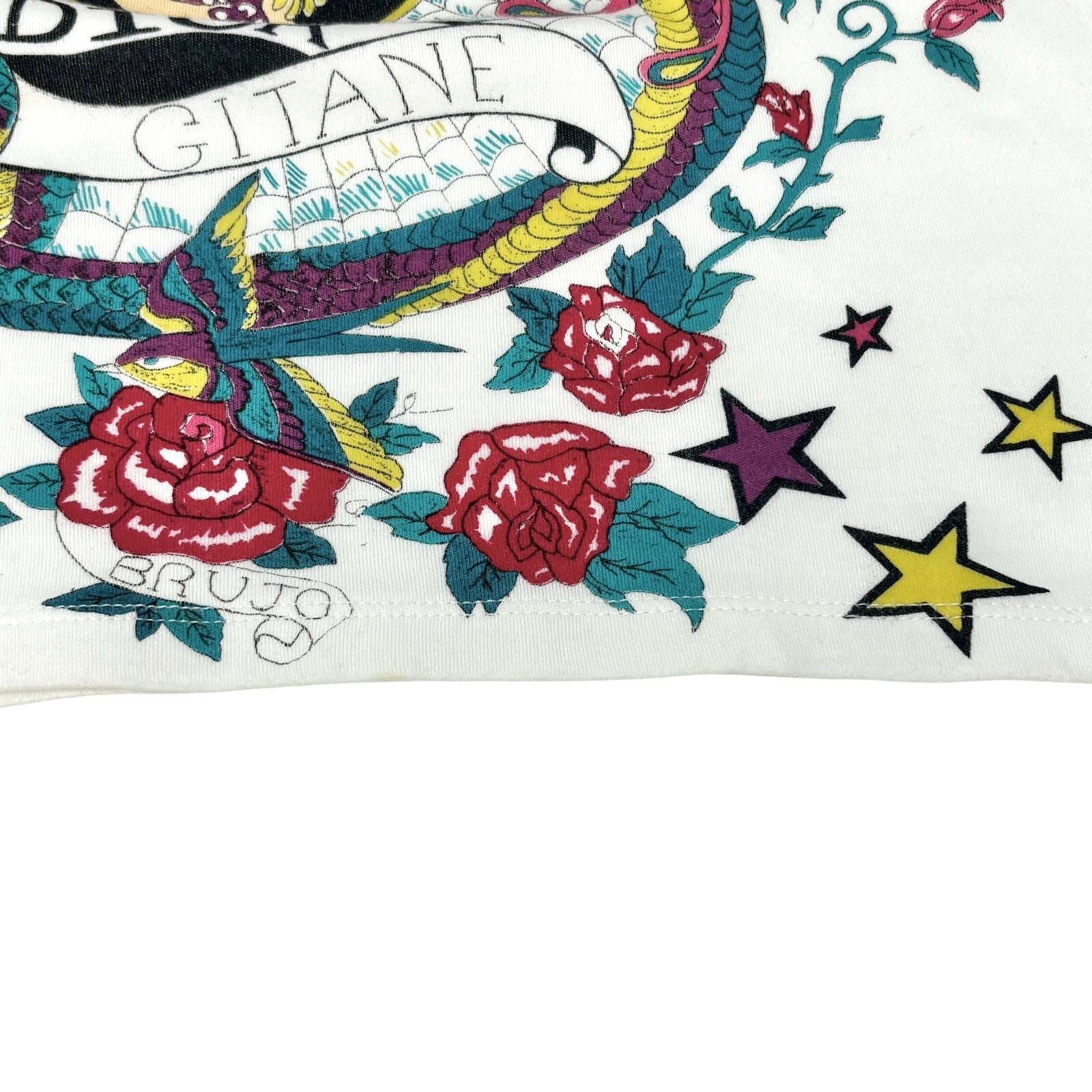 Christian Dior Vintage 2004 Logo Graphic T-shirt Top #38 Multicolor Cotton