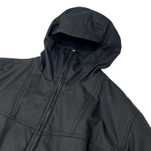 CHANEL Sport Vintage 02A CC Logo Zipped Hoodie Jacket Coat #36 Black Polyester