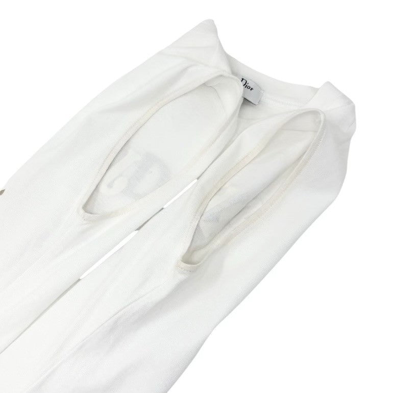 Christian Dior Vintage 2002 J'ADORE Tank Top #36 White Light Brown 902902