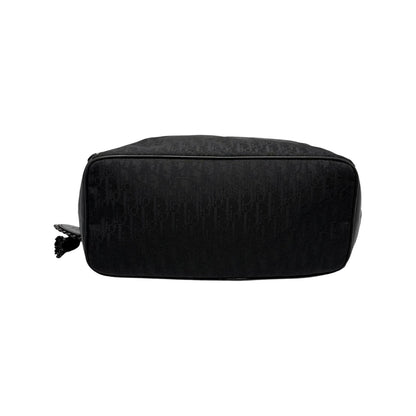 Christian Dior Vintage Trotter Monogram Canvas Ethnic Bag Heart Black 902480