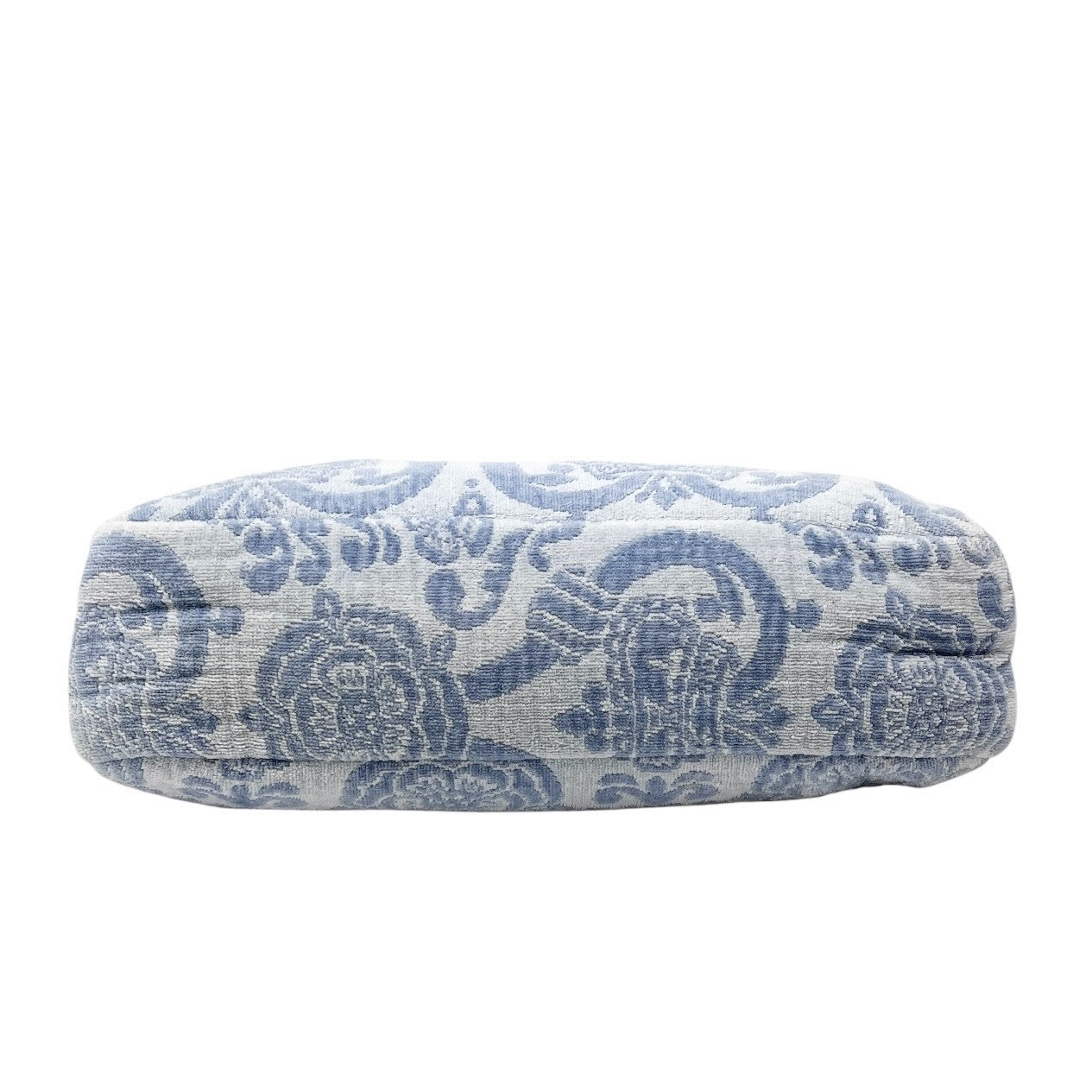 Vivienne Westwood Vintage Orb Logo Terry Cloth Tote Bag Light Blue Cotton