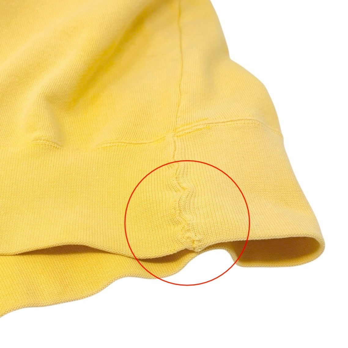 Yves Saint Laurent Vintage Love Star Embroidered Sweatshirt Yellow 901938
