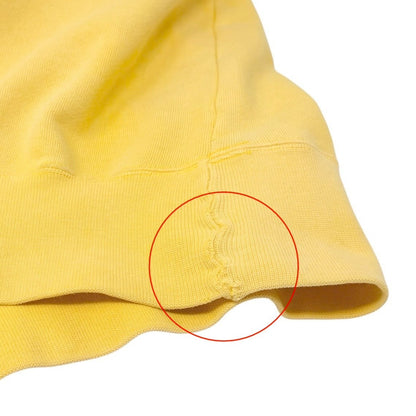 Yves Saint Laurent Vintage Love Star Embroidered Sweatshirt Yellow 901938