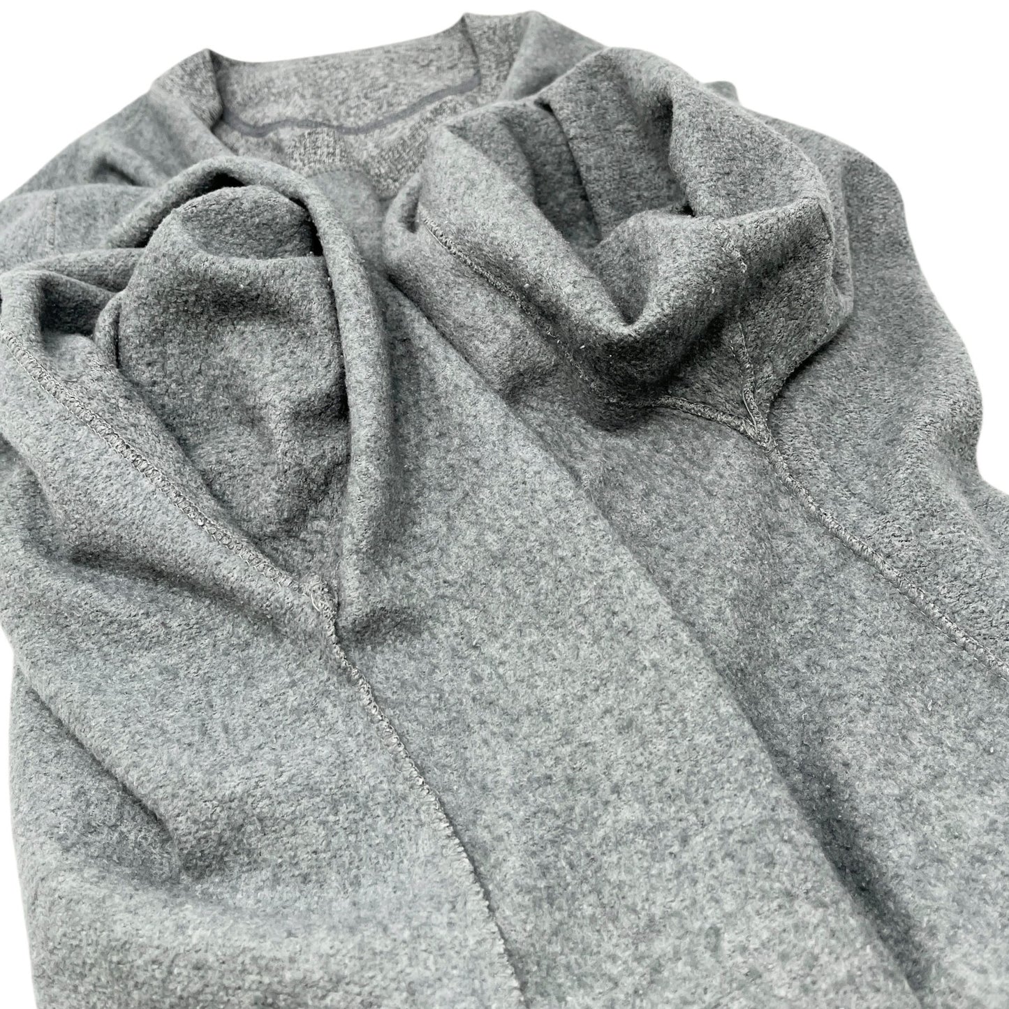 CHANEL Vintage 90s CC Logo Sweatshirt Pullover Long Sleeve Gray Black Cotton