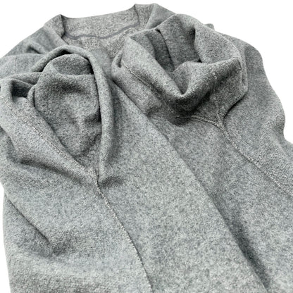 CHANEL Vintage 90s CC Logo Sweatshirt Pullover Long Sleeve Gray Black Cotton