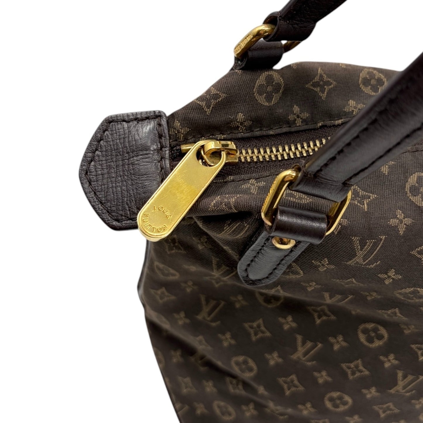 LOUIS VUITTON Vintage Monogram Idylle Ballade PM Canvas Shoulder Bag Brown Gold