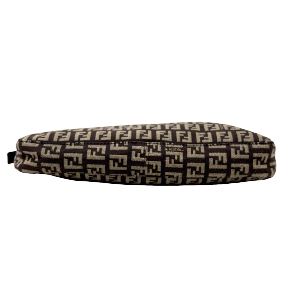FENDI Vintage Zucchino Monogram Mini Shoulder Bag Brown Beige Canvas 902498