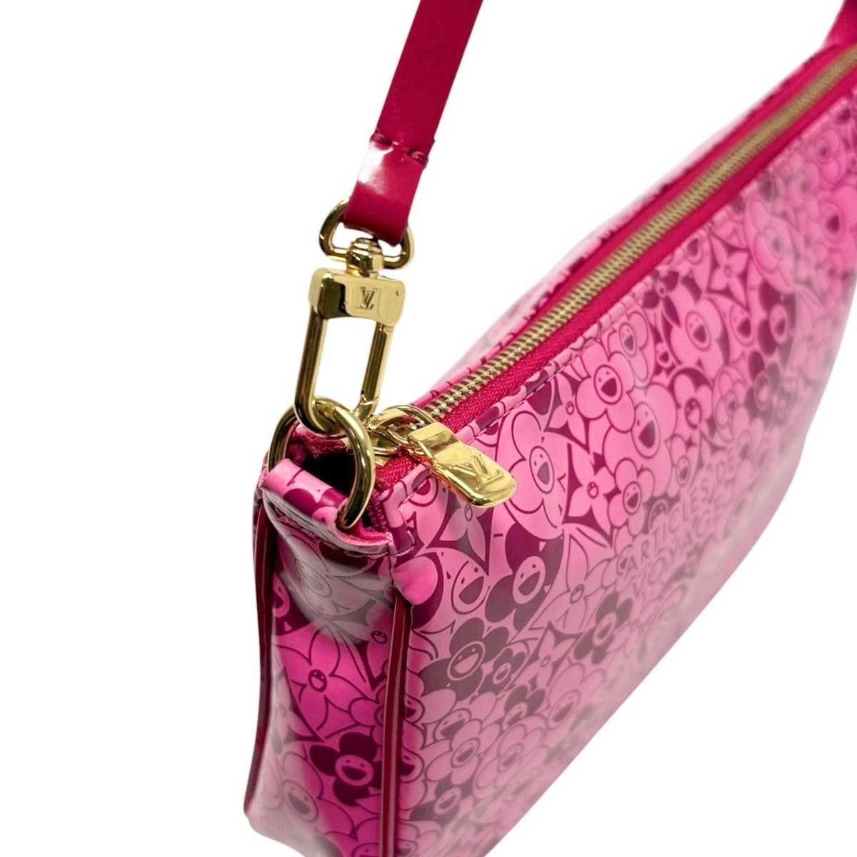 LOUIS VUITTON Vintage Takashi Murakami Cosmic Blossom Shoulder Bag Pink 902352