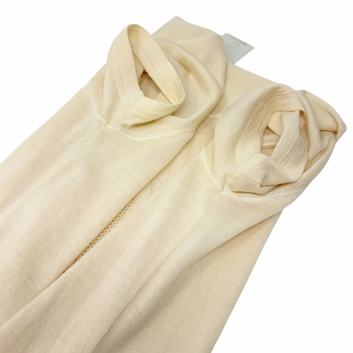 Christian Dior Vintage 2005 Knit T-shirt Top #38 Yellow Cream Wool 902813