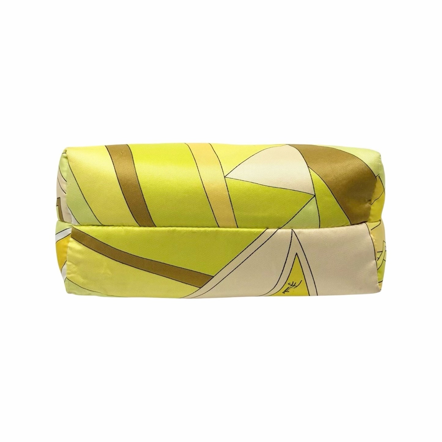 EMILIO PUCCI Vintage Abstract Print Mini Bag Pouch Yellow Multicolor 902434