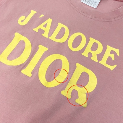 Christian Dior Vintage 2002 J'ADORE Logo Tank Top #44 Pink Sleeveless 902903