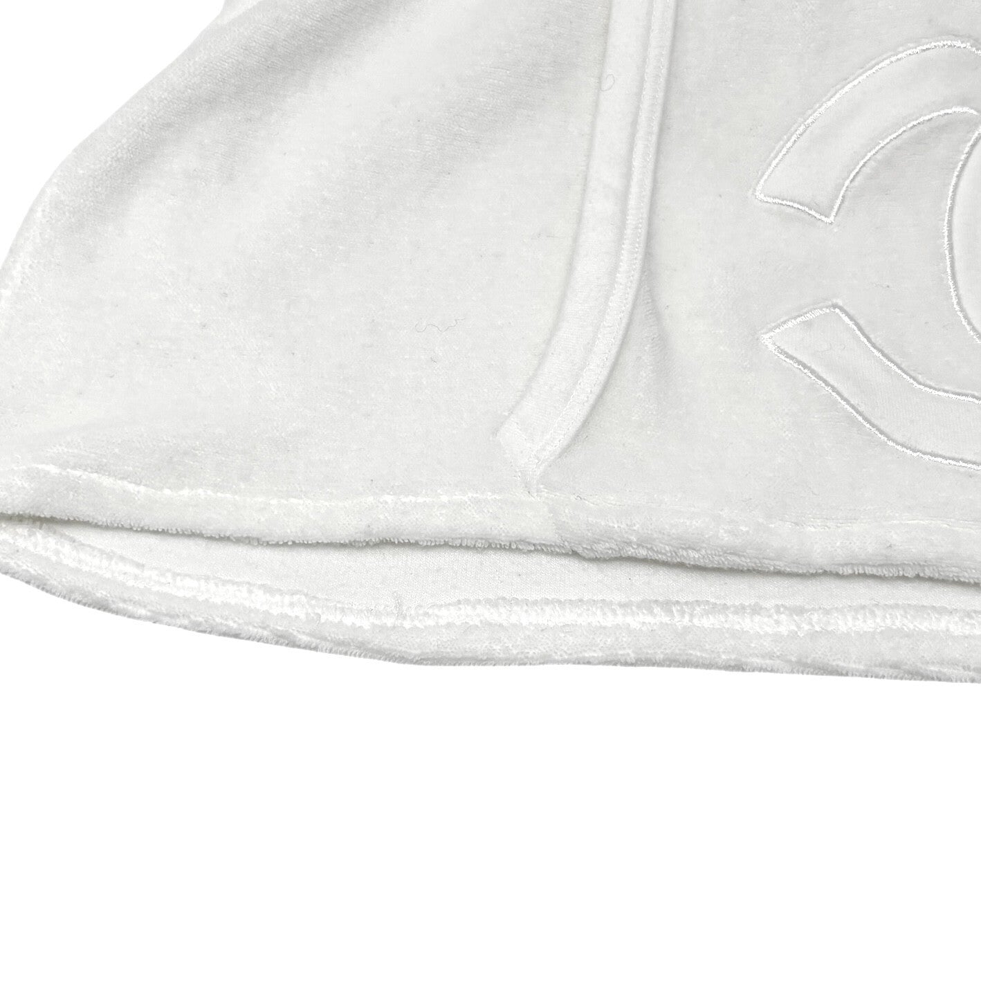 CHANEL Sport Vintage 09C CC Logo Hoodie Top #38 Long Sleeve Kangaroo Pocket