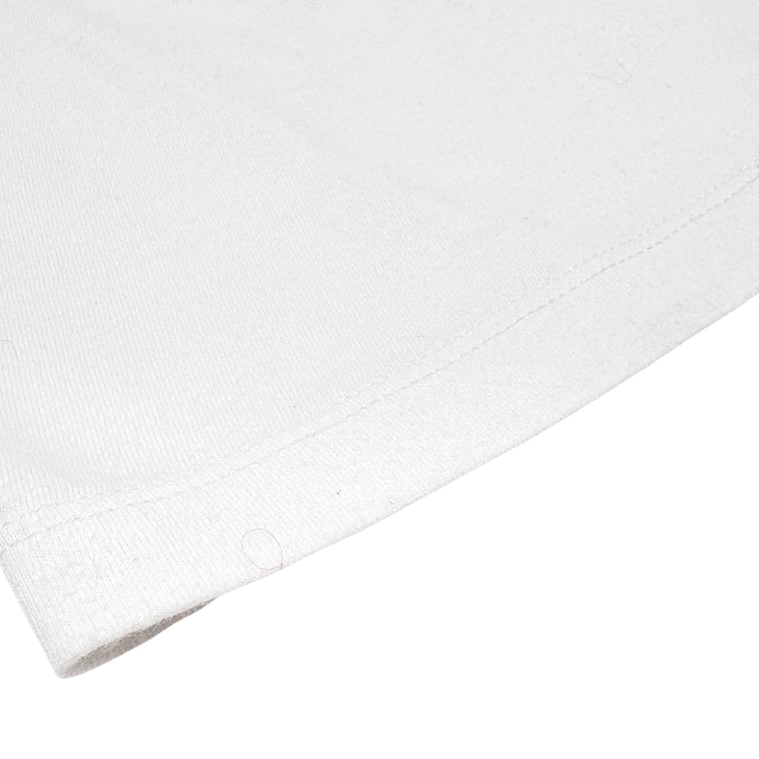 CHANEL Vintage C55838 CC Logo Viva Cuba Libre T-shirt Top #S White Pink Cotton