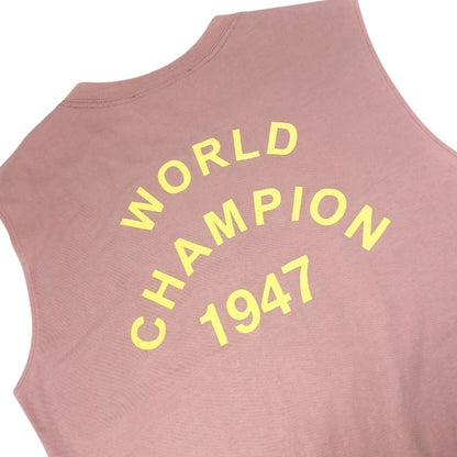 Christian Dior Vintage 2002 J'ADORE Logo Tank Top #44 Pink Sleeveless 902903