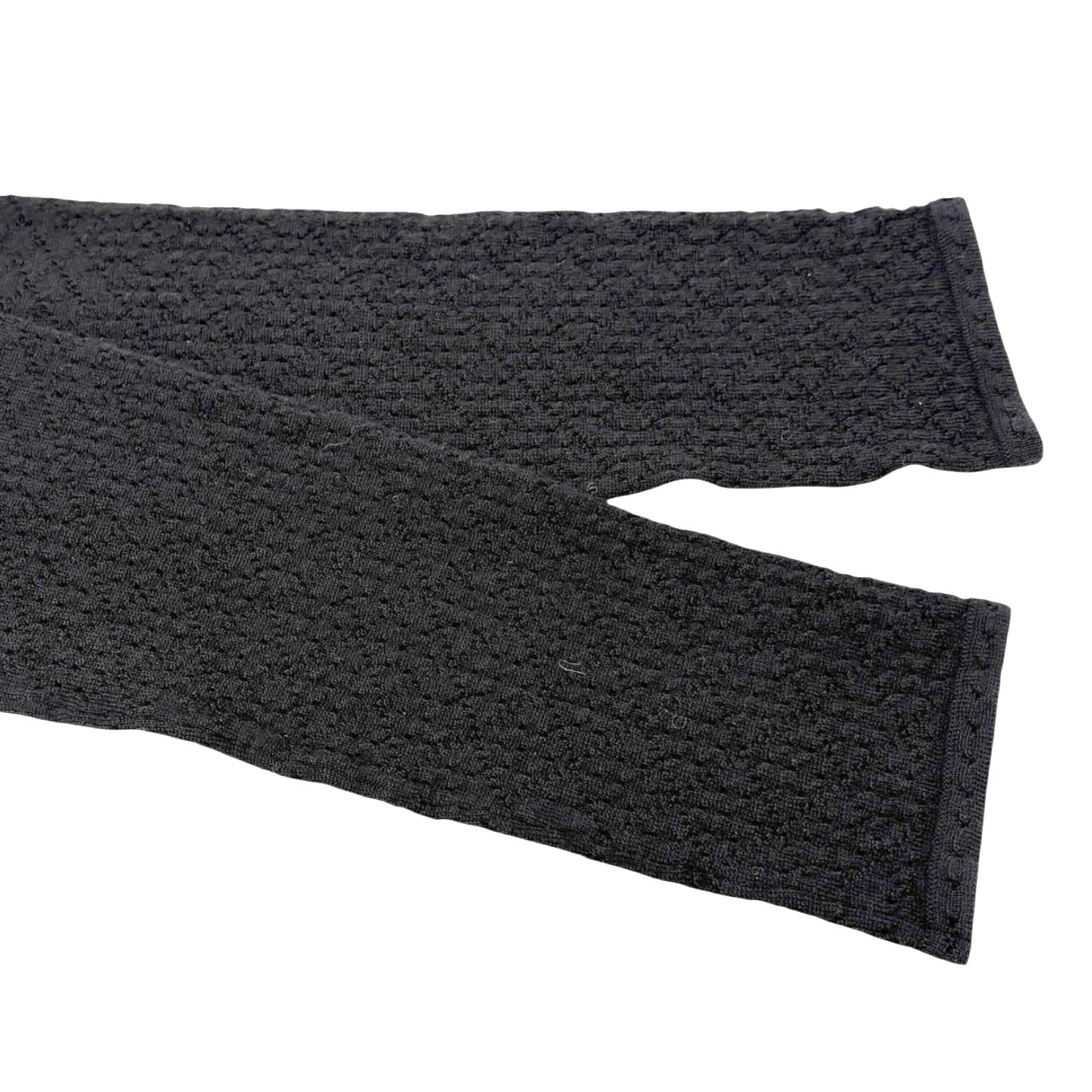 Christian Dior Vintage Logo Turtleneck Knit Mesh Sweater Long Sleeve Black