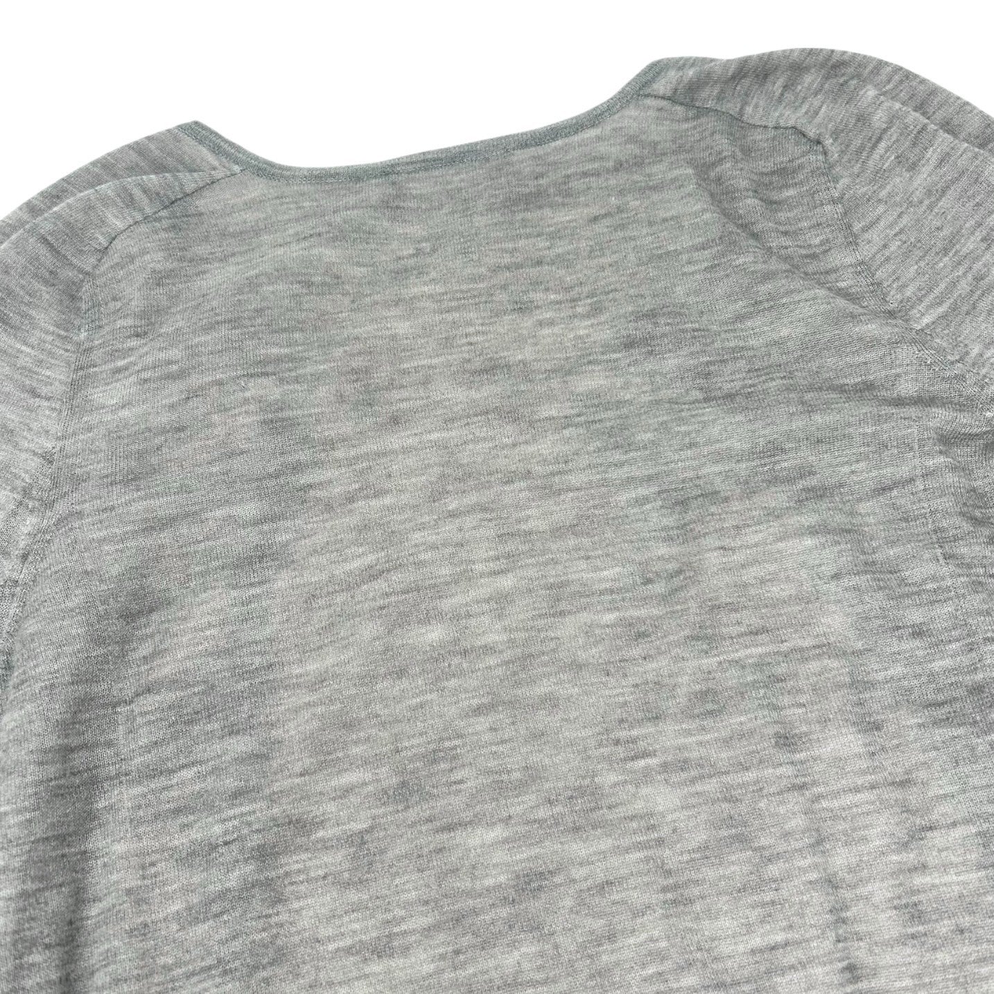 CHANEL Vintage 2012 CC Logo Cardigan Tank Top Set #34 Gray Cashmere Stitch