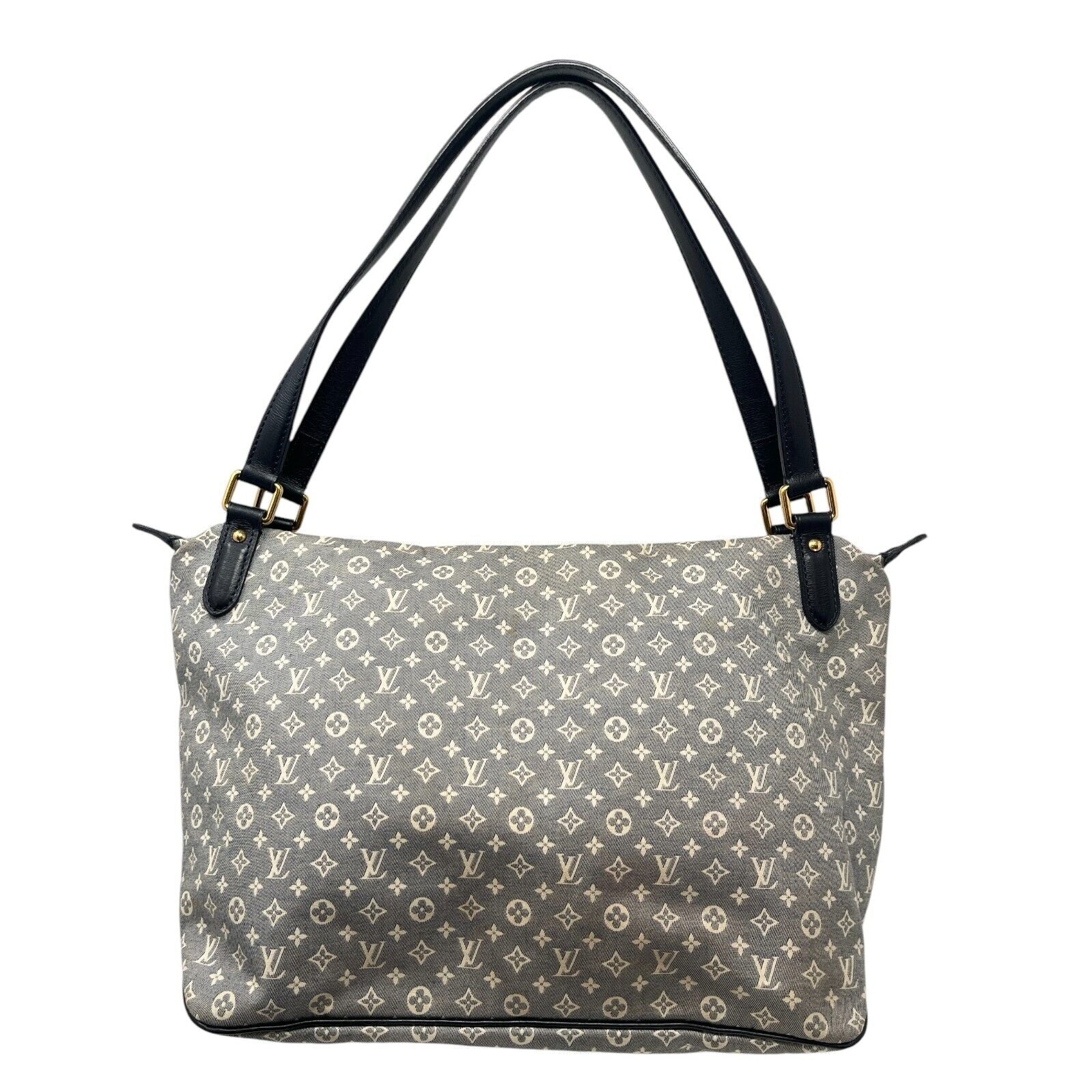 LOUIS VUITTON Vintage Monogram Idylle Ballade Shoulder Bag Dark Blue Canvas
