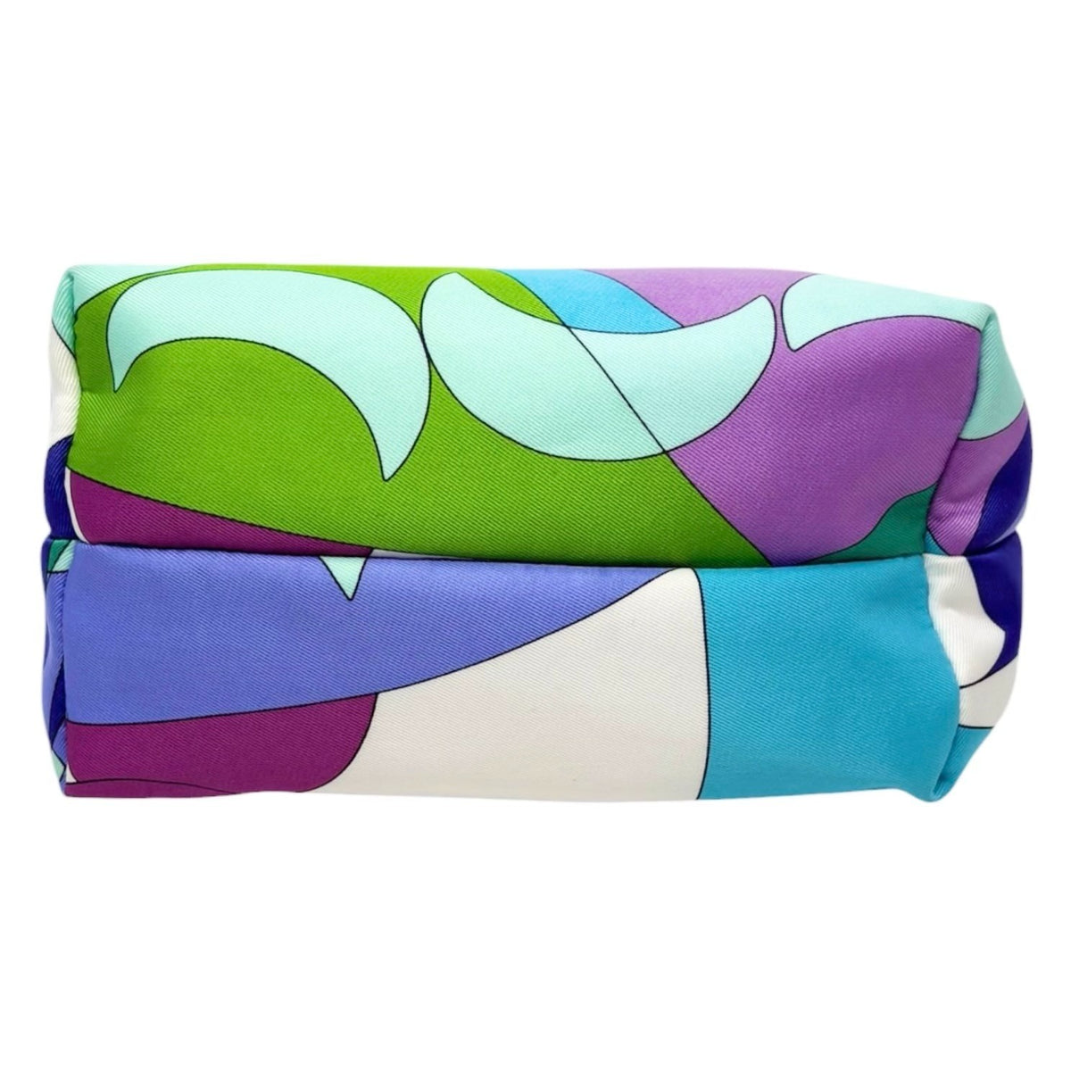 EMILIO PUCCI Vintage Logo Geometric Print Mini Handbag Blue Multicolor 902806
