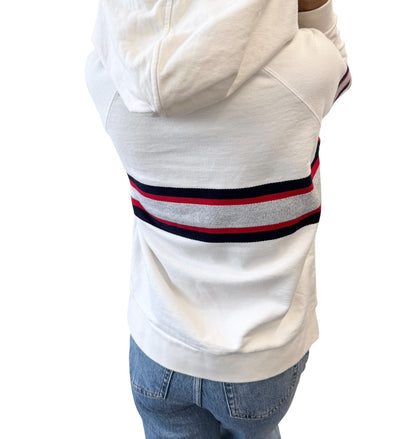 Christian Dior 21AW Big Star Logo Hoodie Sweatshirt Top #XS White Blue Red