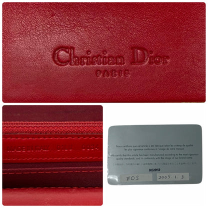 Christian Dior Vintage Trotter Monogram Rasta PVC Long Wallet Beige No.1 901972