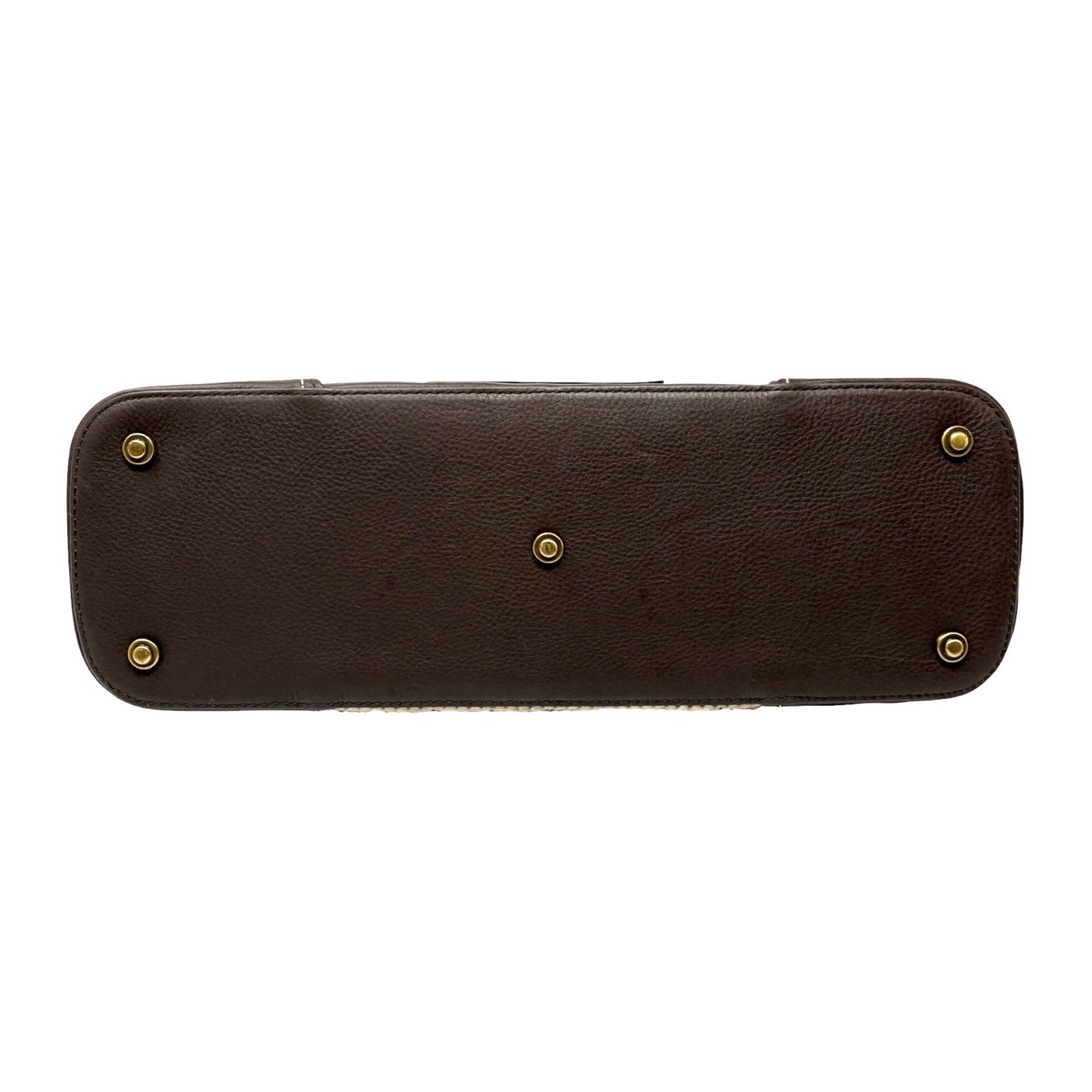 Christian Dior Vintage Montaigne Chris 1947 Pony Hair Bag Beige Brown 901895
