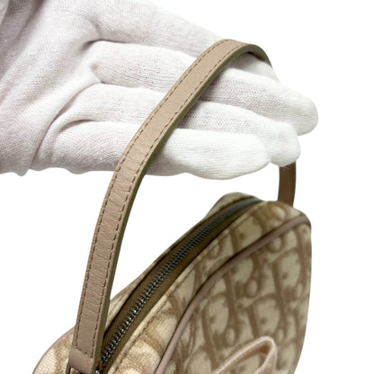 Christian Dior Vintage Trotter Monogram Romantique Mini Bag Beige PVC 902278