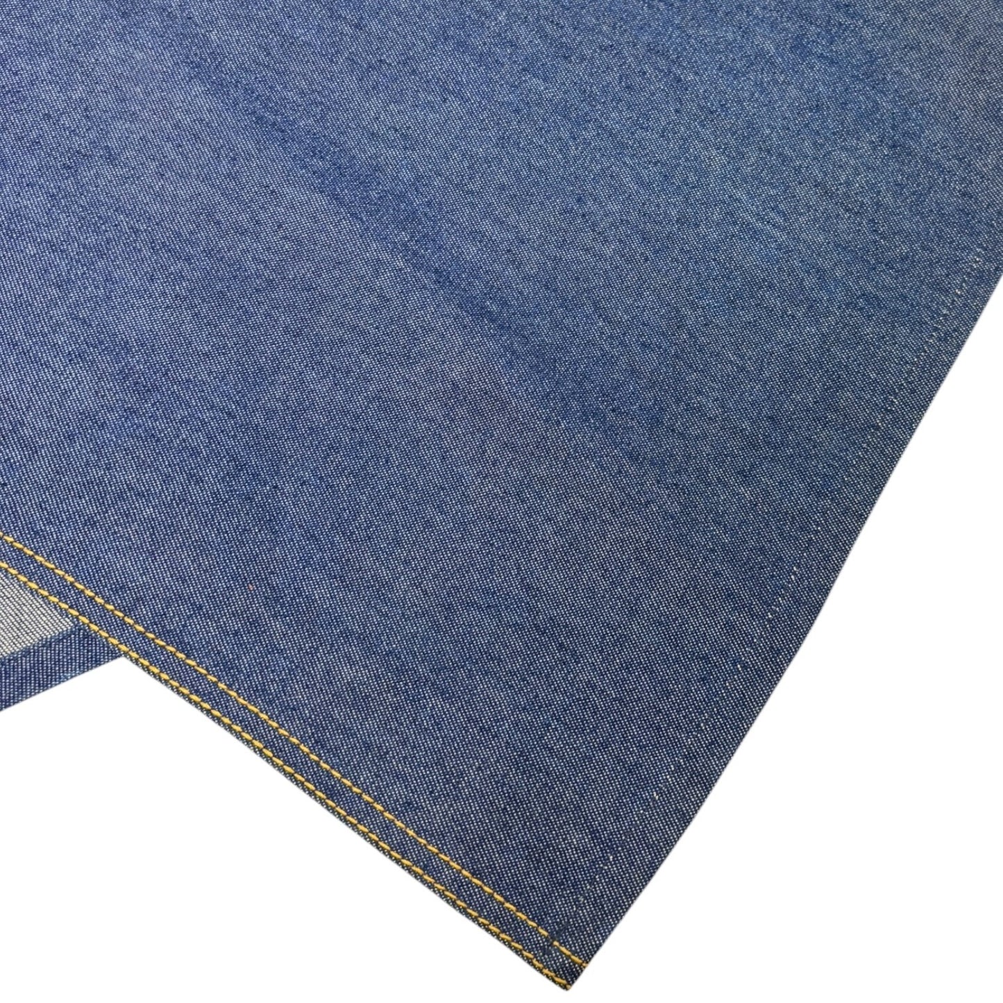 Christian Dior Vintage 2000 Asymmetry Denim Skirt #36 Blue Button Gold 901979