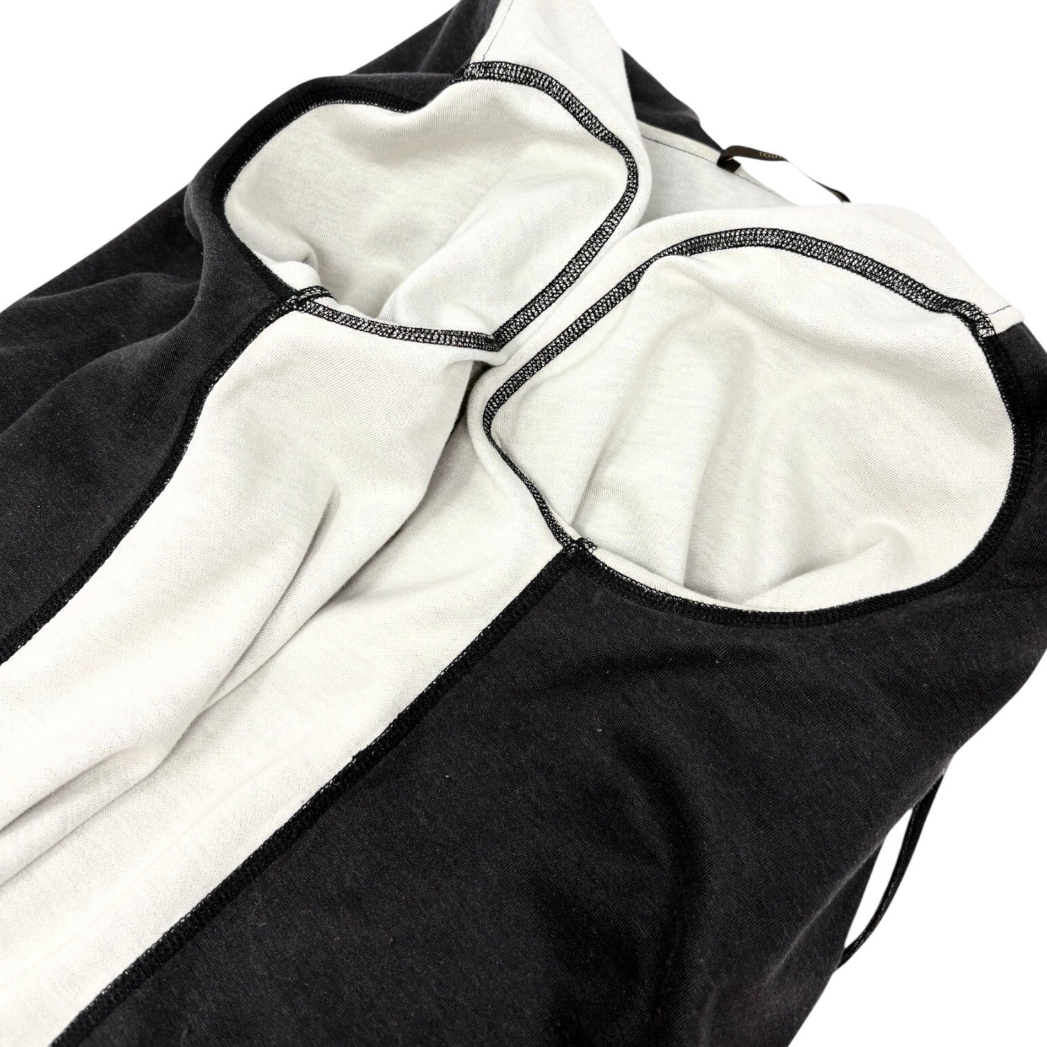 LOUIS VUITTON Vintage LV Logo Full Zip Up Hoodie Jacket Top #S Black Gray Cotton