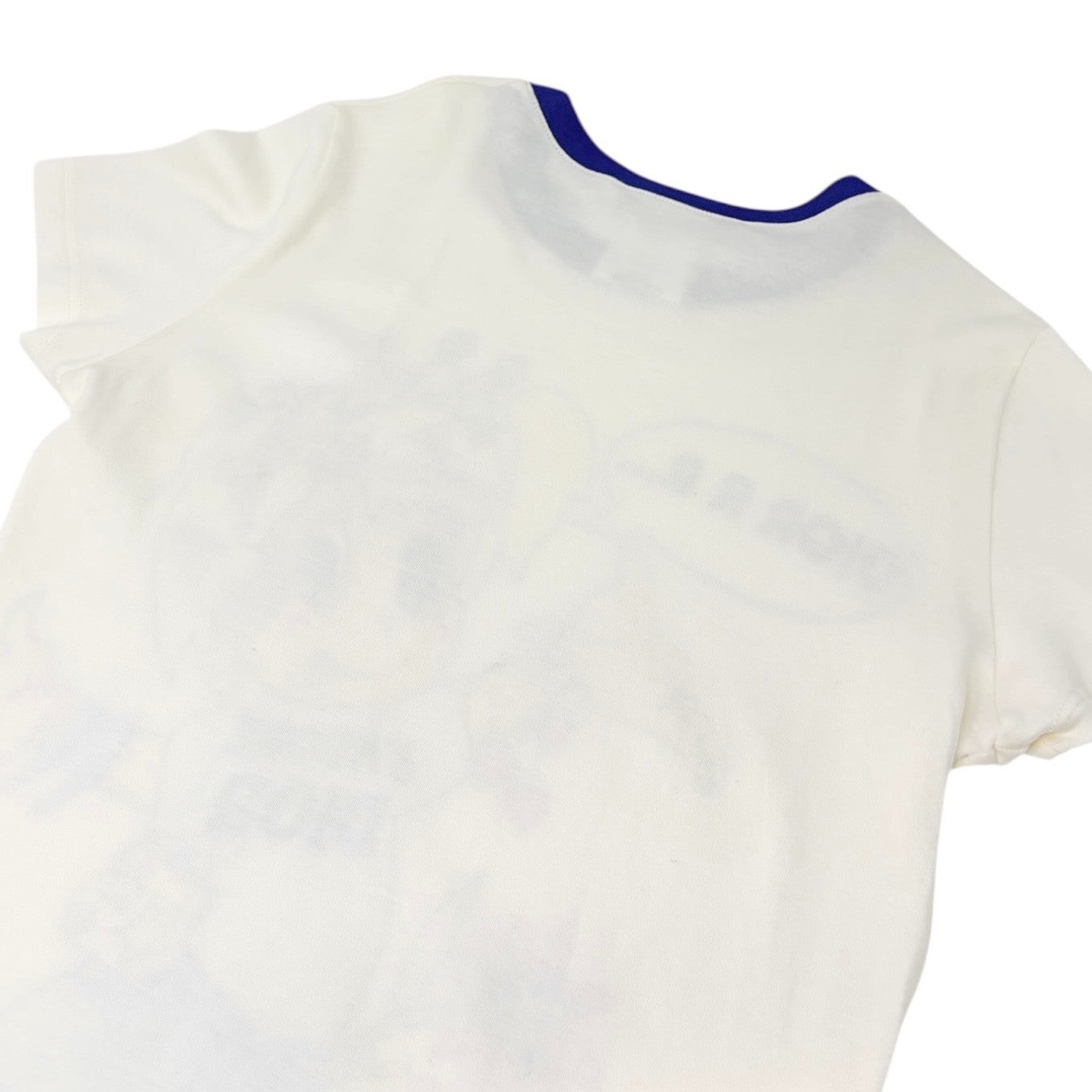 Christian Dior Vintage 2005 J'ADORE Cartoon T-shirt Top #40 White Multicolor